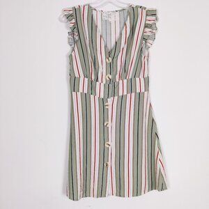 Pink Martini The Jess Dress Women's Striped Size XS Retro